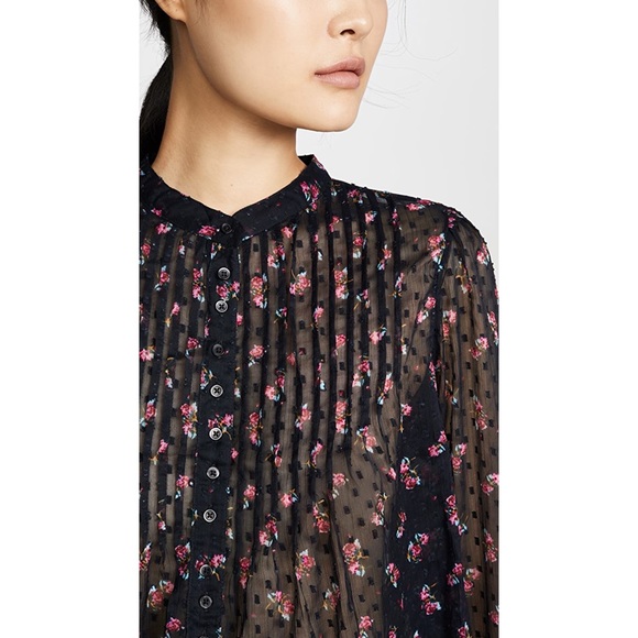 Free People Flowers In December Blouse - Picture 8 of 15